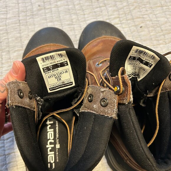 Carhartt Work Boots Protective Toe - Picture 4 of 5